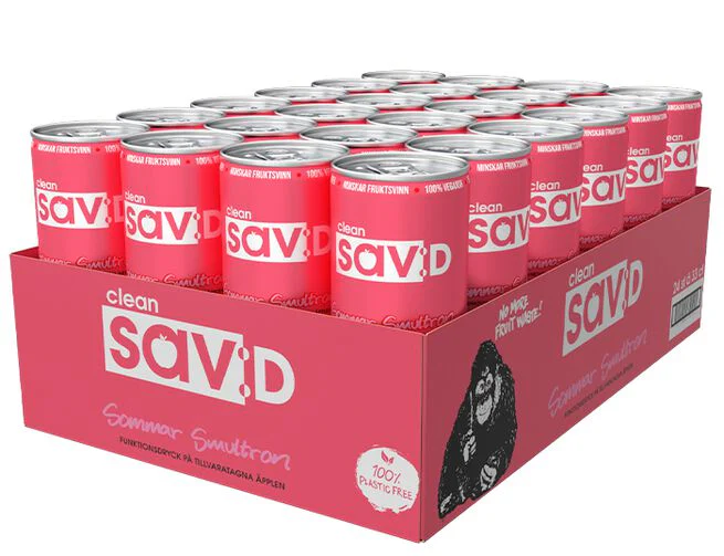 Clean Drink Sav:D - Smultron 33cl x 24st
