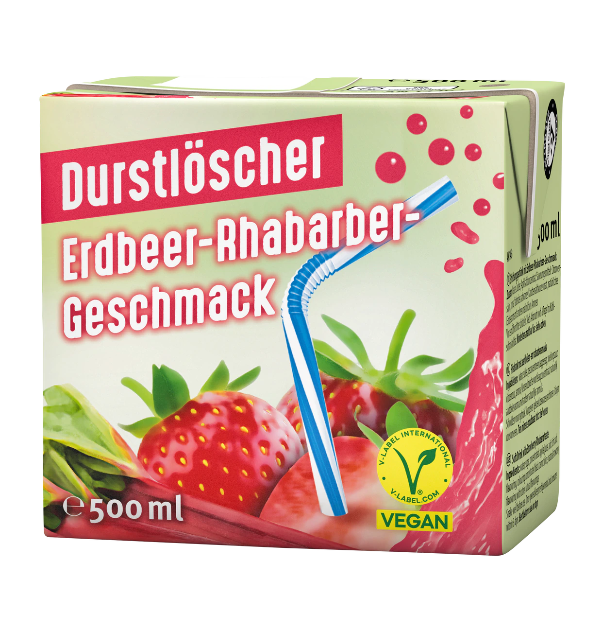 Durstlöscher Strawberry-Rhubarb 500ml