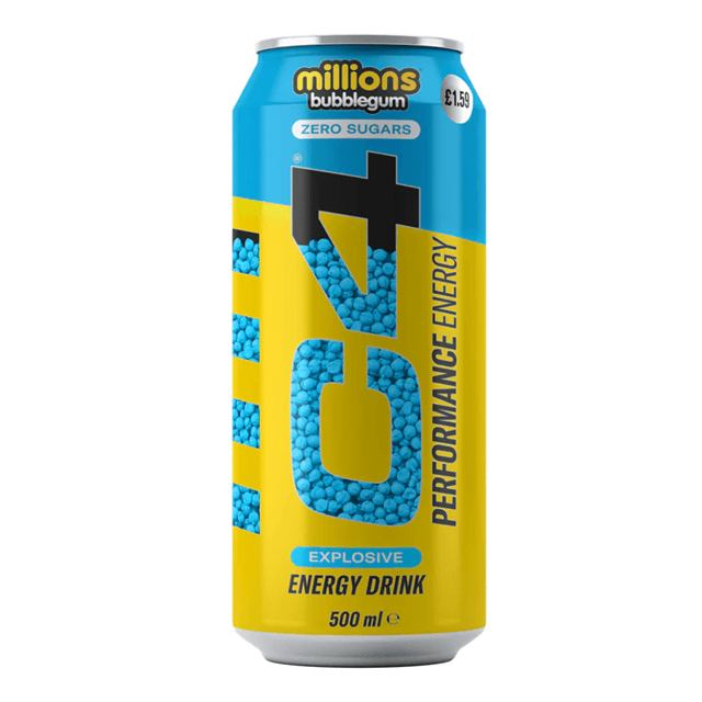 C4 Energy Drink Millions Bubblegum 50cl(BF:2025-08-06)