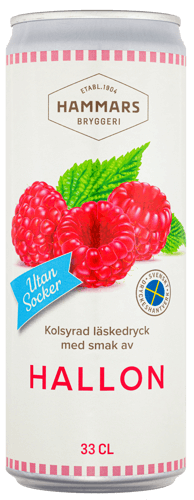 Hammars Hallon Utan Socker 33cl