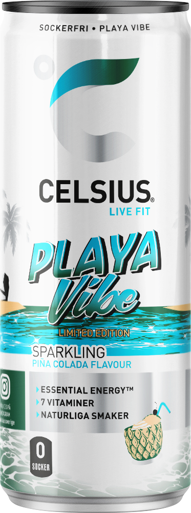 Celsius Playa Vibe - Pina Colada Flavour 355ml
