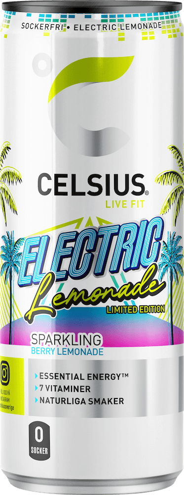 Celsius Electric Lemonade 355ml x 24st