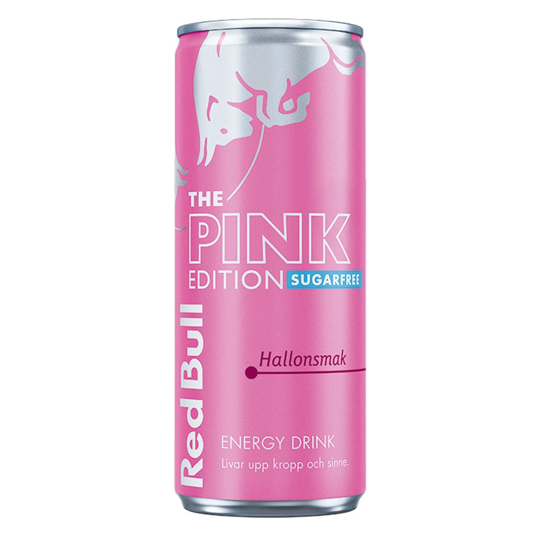 Red Bull Pink Edition Sugar Free Hallonsmak 25cl