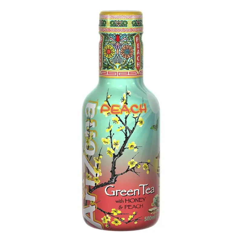 Arizona Green Tea Honey and Peach 500ml