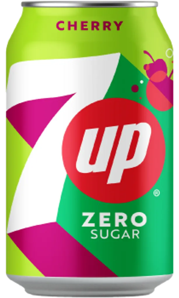 7UP Cherry ZERO 355ml x 24st