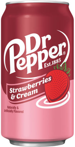 Dr Pepper Strawberries & Cream 355ml (BF:2025-12-27)