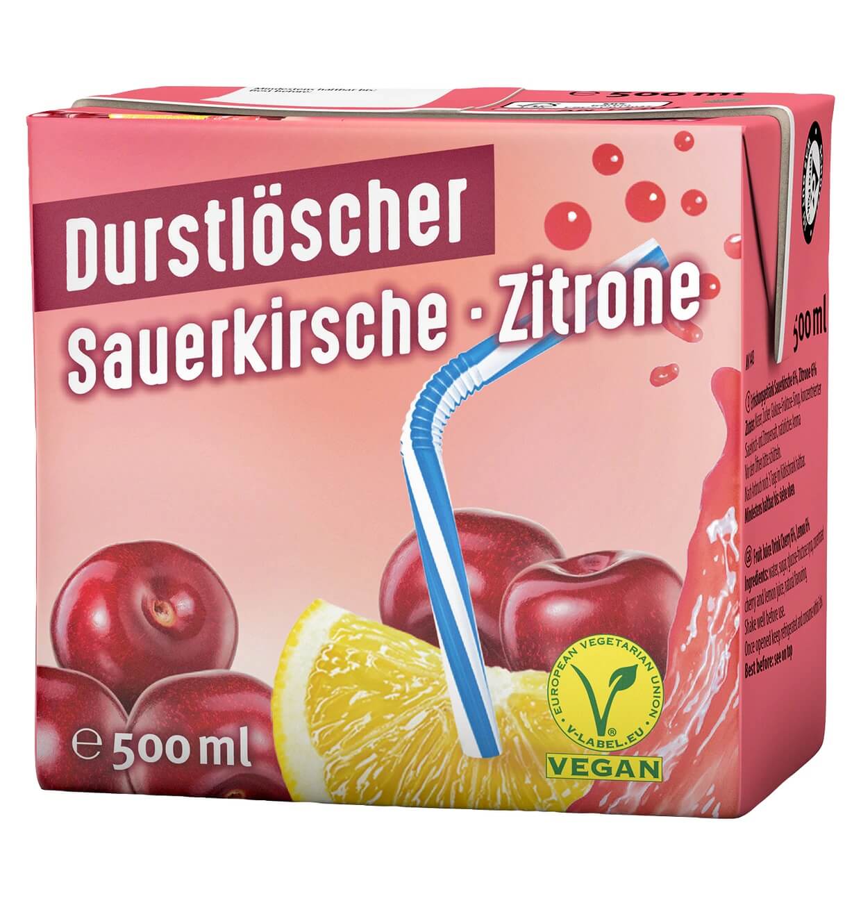 Durstlöscher Sour Cherry Lemon 500ml