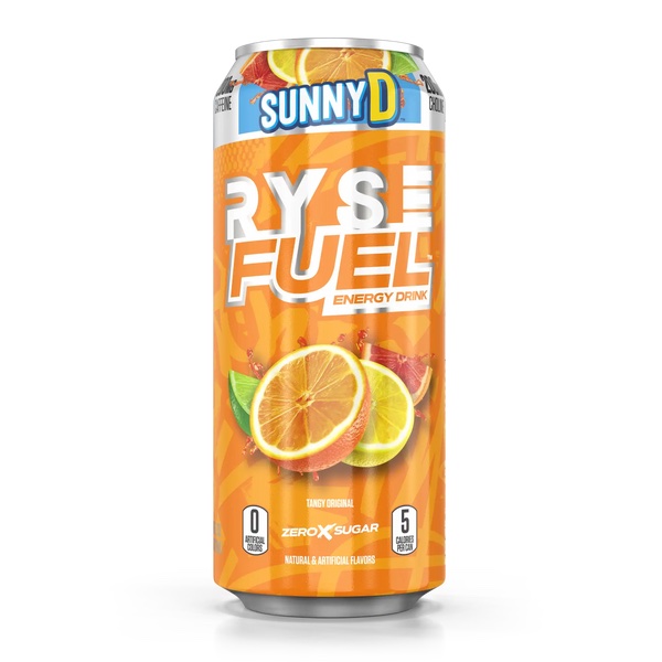 Ryse Fuel Energy Drink - SunnyD Tangy Original 473ml(BF:2025-06-30)