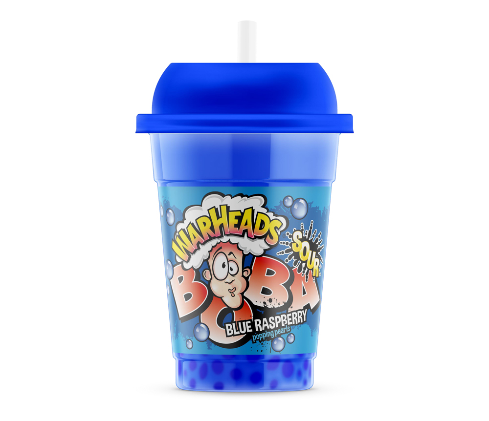 Warheads Boba Sour Blue Raspberry 400ml
