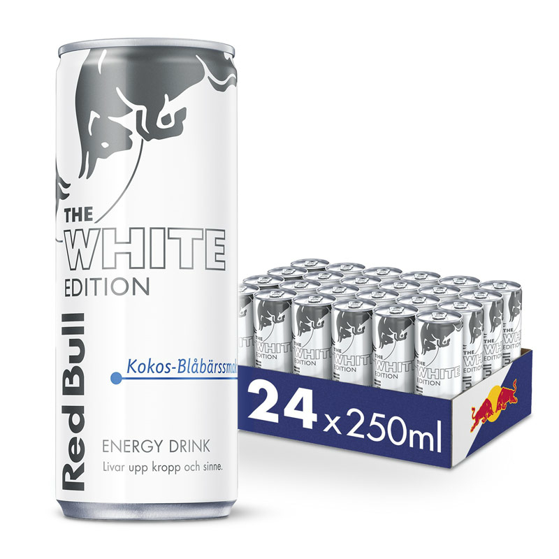 Red Bull White Ed. Kokos/Blåbär 25cl x 24st