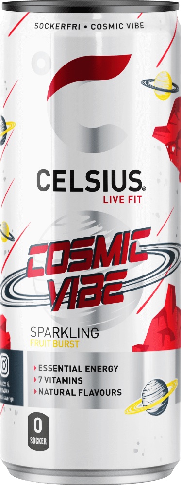 Celsius Cosmic Vibe 355ml (BF:2025-10-31)