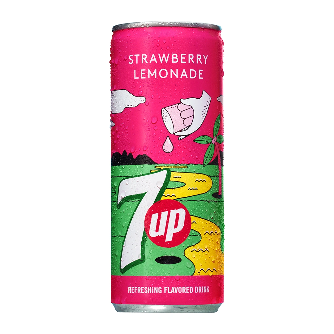 7UP Strawberry Lemonade 330ml