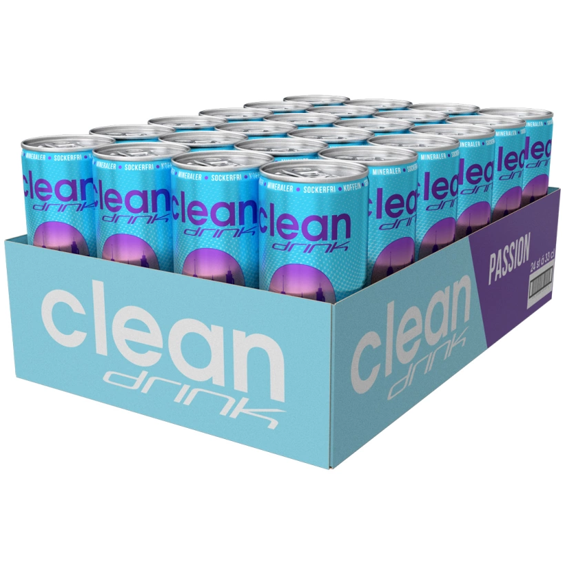 Clean Drink Passion 33cl x 24st