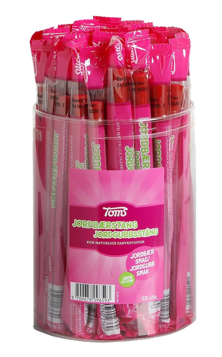 Pingvinstång Jordgubb 27g x 55st (hel låda)