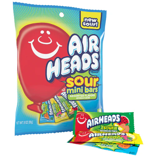 Airheads Sour Mini Bars 85g