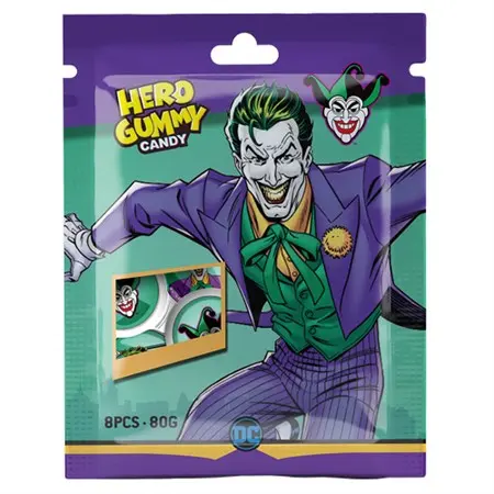 Hero Gummy Candy Gelegodisboll The Joker 80g