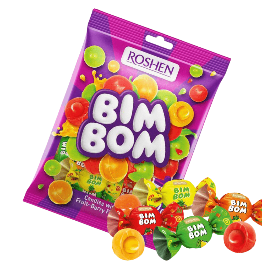 Roshen Bim Bom Fruktkarameller 1kg