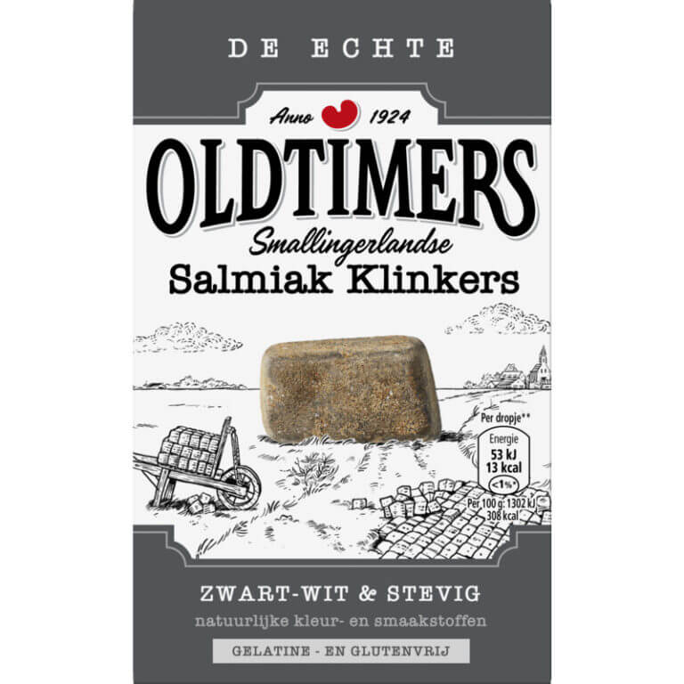 Oldtimers Salmiak Klinkers 185g