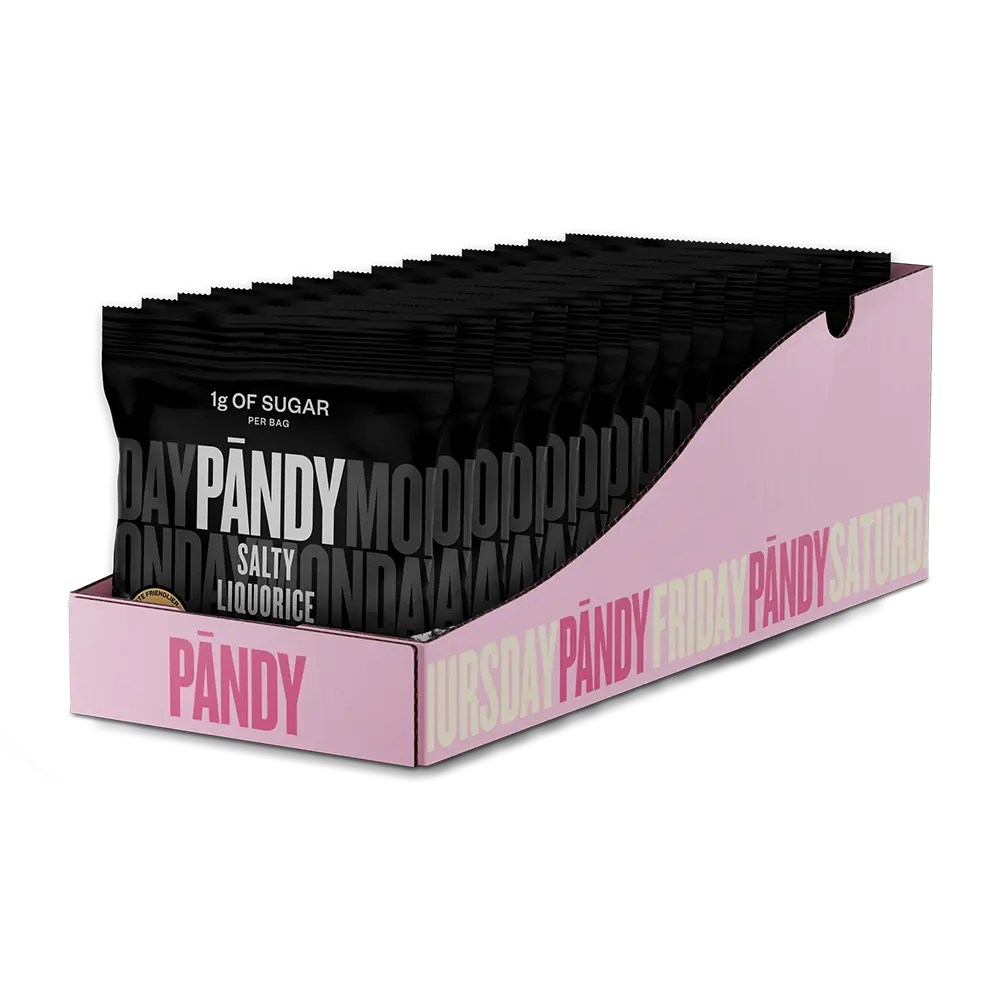 Pandy Candy Salty Liquorice 50g x 14st