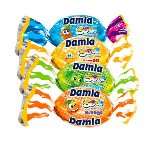 Tayas Fruktkolor med Surt Pulver 1kg