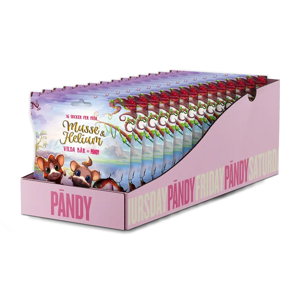 Pandy Candy Musse & Helium Vilda Bär 50g x 14st