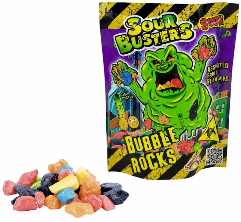 Sour Busters Bubble Rocks 50g