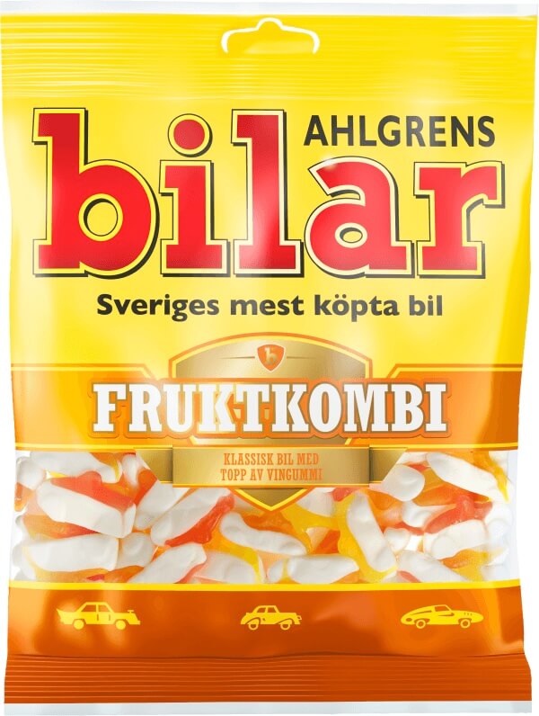 Ahlgrens Bilar Fruktkombi påse 125g