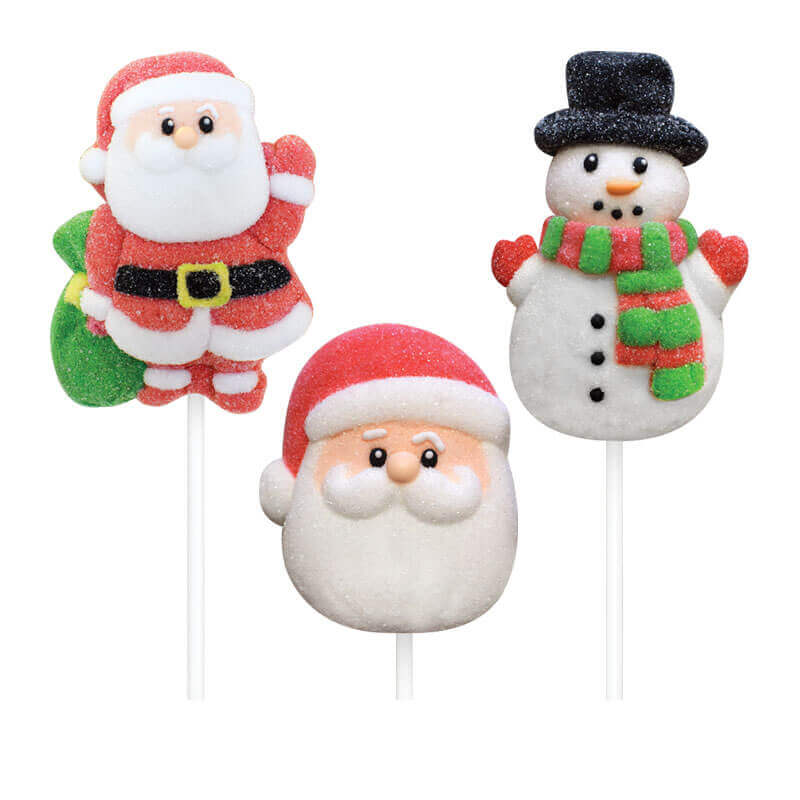 Christmas Marshmallow Lollipop 45g (1st)