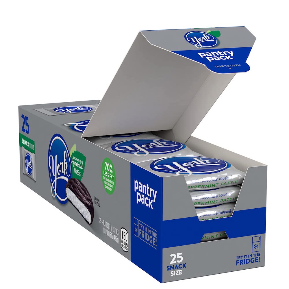 York Peppermint Pattie Snack Size 25-Pack (425g)