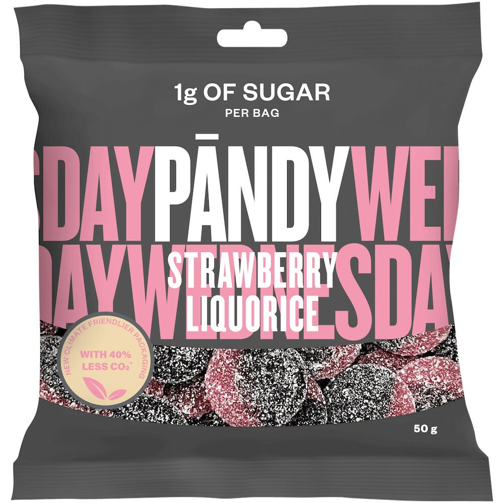 Pandy Candy Strawberry/Liquorice 50g