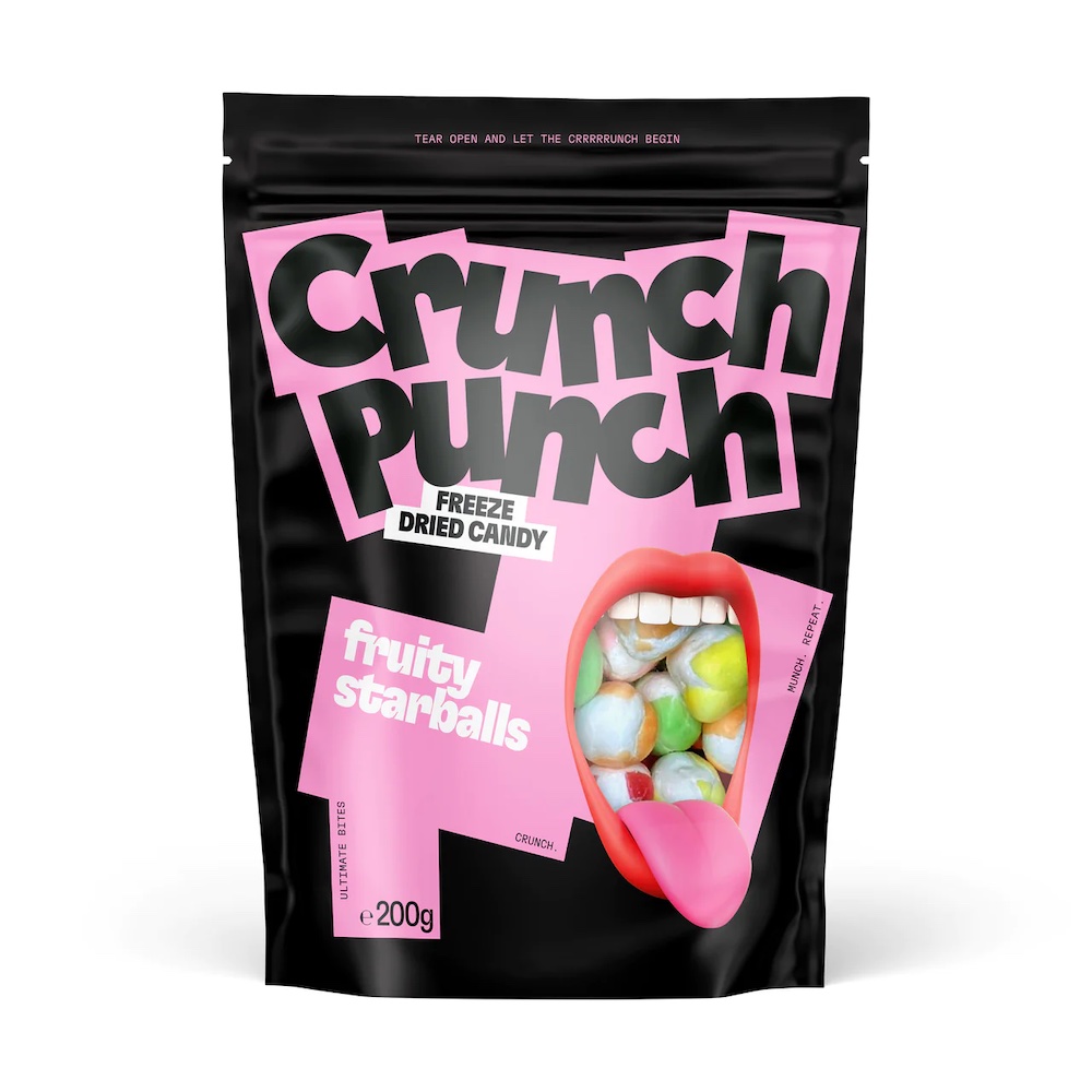 Crunch Punch Freeze-Dried Fruity Starballs 100g