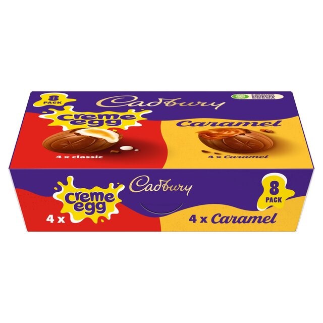 Cadbury Creme Egg and Caramel Egg Mix 8-pack