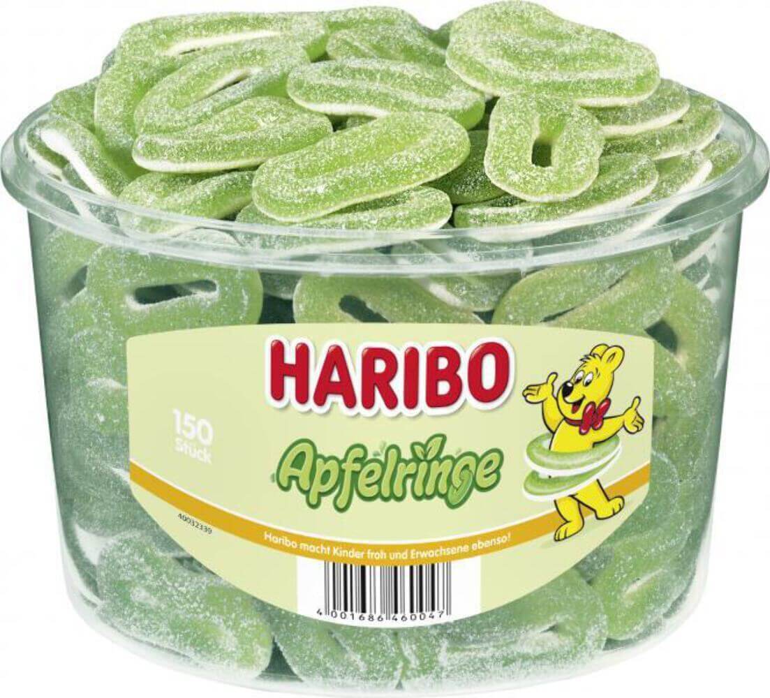 Haribo Äppelringar 1.2kg(BF:2025-09-30)