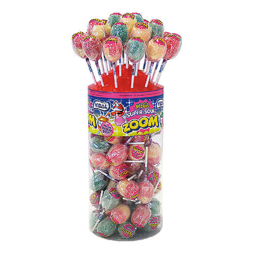 Vidal Zoom Super Sour Gum Lollies 50st