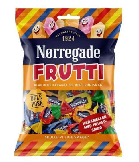 Norregade Frutti Fruktkola 80g
