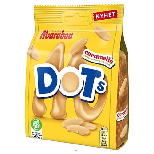 Marabou Dots Caramello 120g (BF: 2025-12-17)