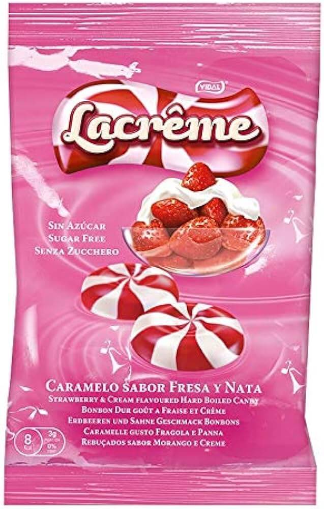 Vidal Strawberry & Cream Sugarfree 900g