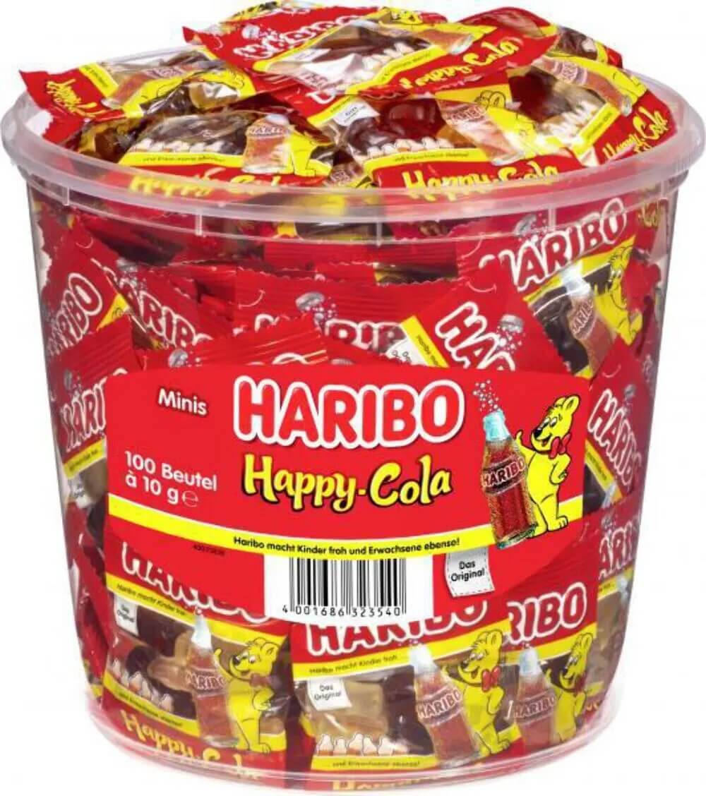 Haribo Happy Cola 100st (1kg)