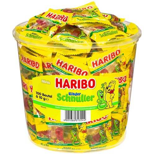 Haribo Fruktnappar 100st (1kg)