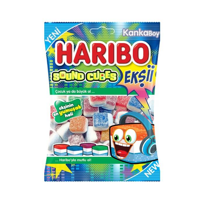 Haribo Sound Cubes 70g(BF:2025-09-25)