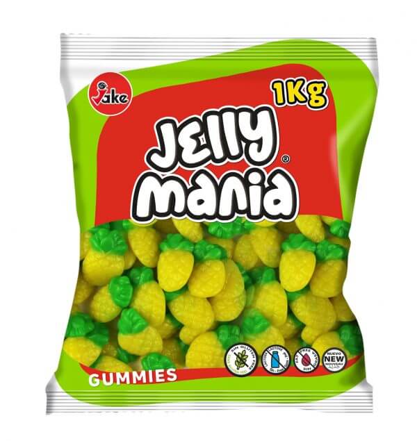 Jake Jelly Mania Pineapples 1kg