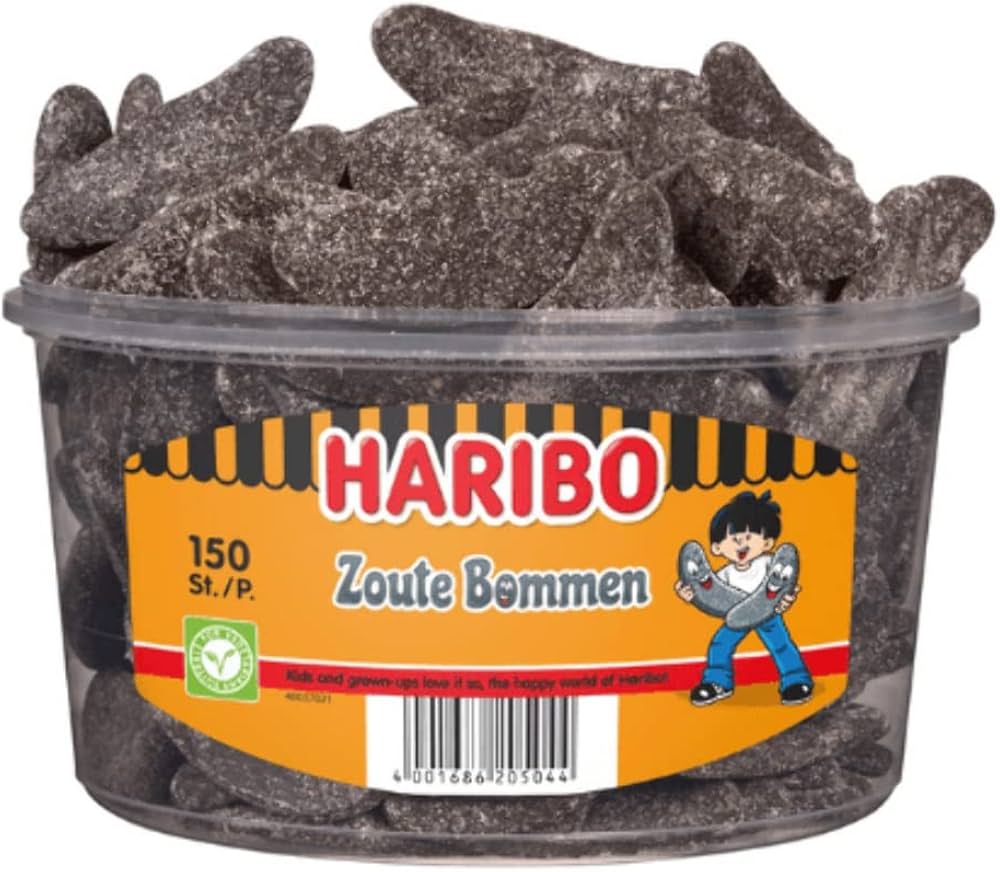 Haribo Zoute Bommen 1.35kg