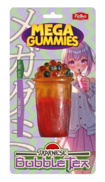 Felko Mega Gummies Japanese Bubble Tea 120g