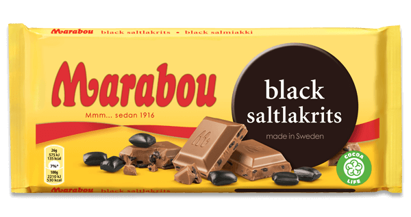 Marabou Black Saltlakrits 90g