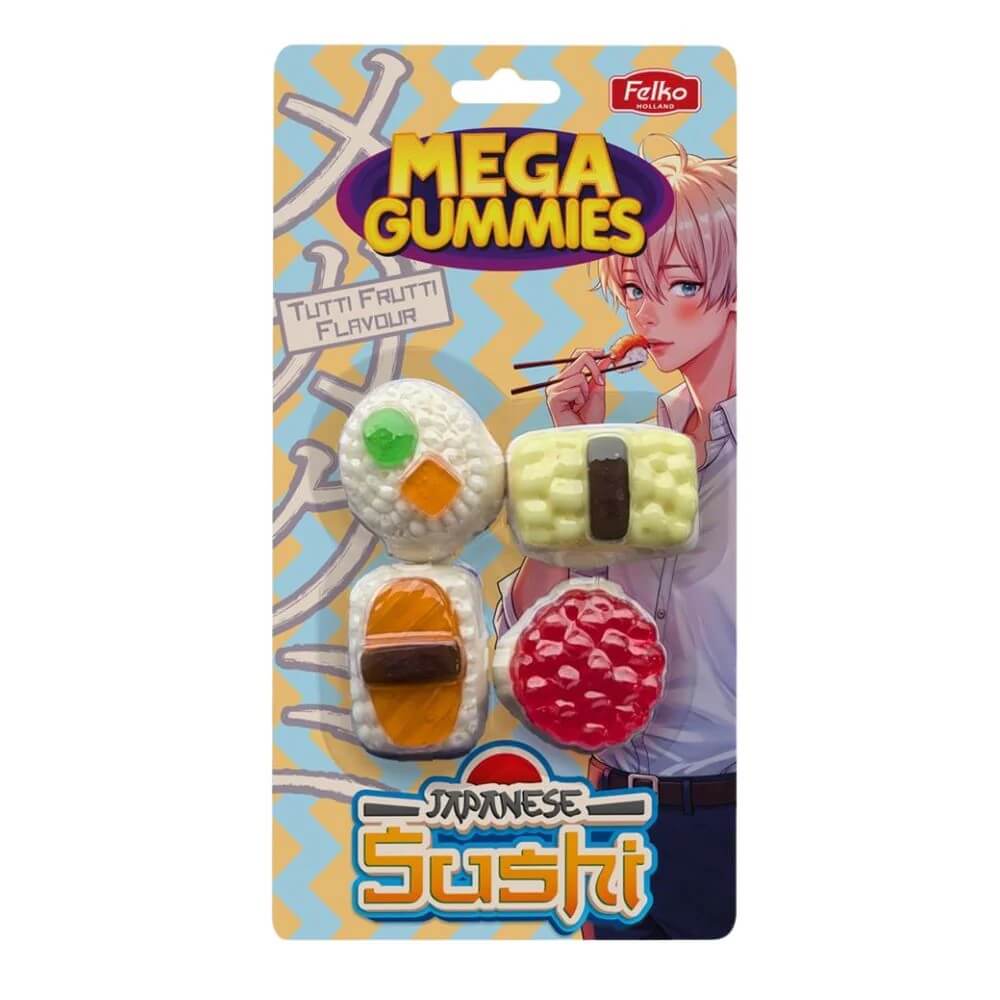 Felko Mega Gummies Japanese Sushi 120g