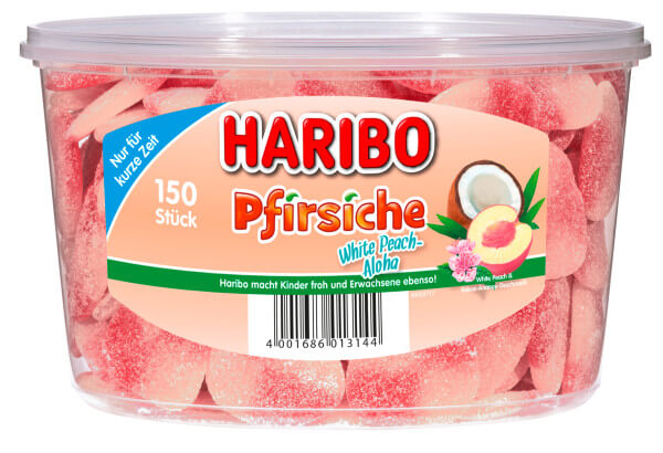 Haribo White Peach Aloha 1.35kg