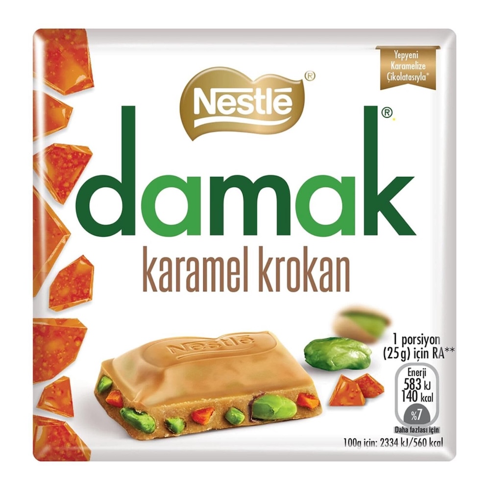 Nestle Damak Caramel Croquant 60g