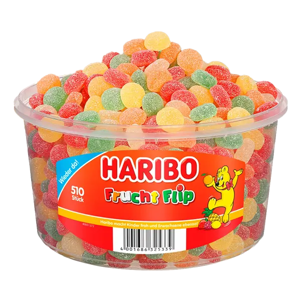 Haribo Frucht Flip 1.275kg(BF:2025-10-31)