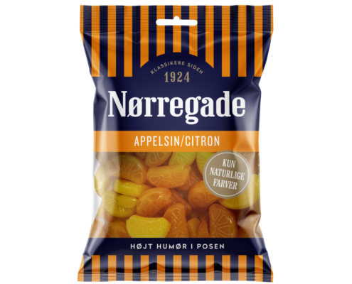 Norregade Apelsin Citronklyftor 85g