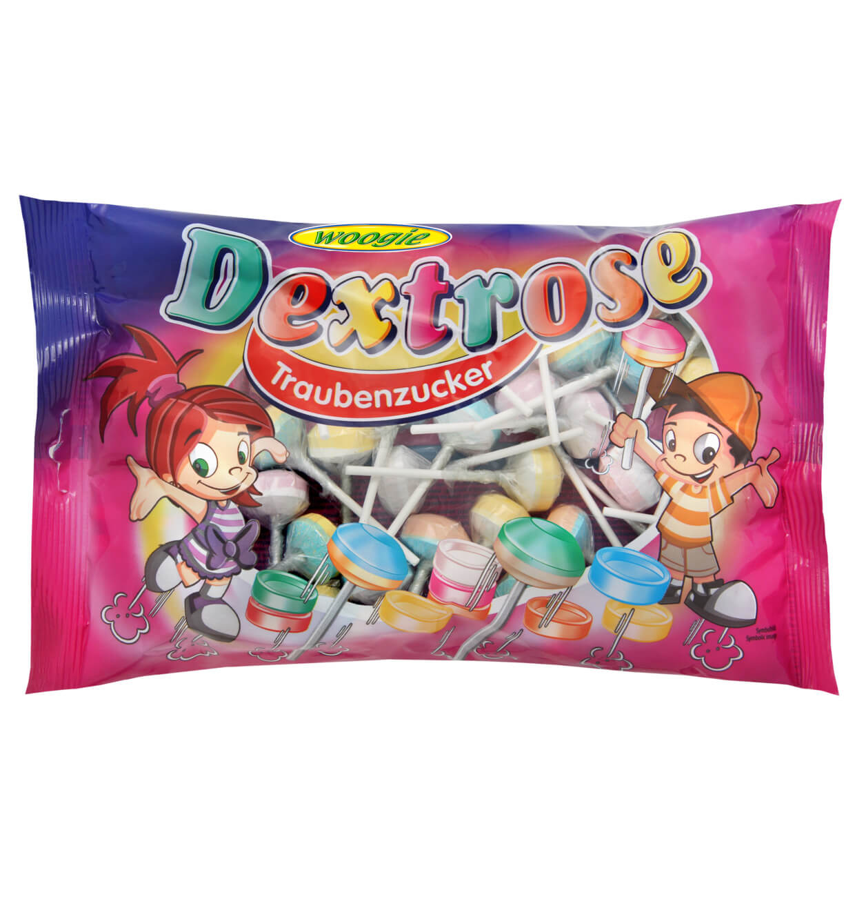 Woogie Dextrose Lollipops 400g
